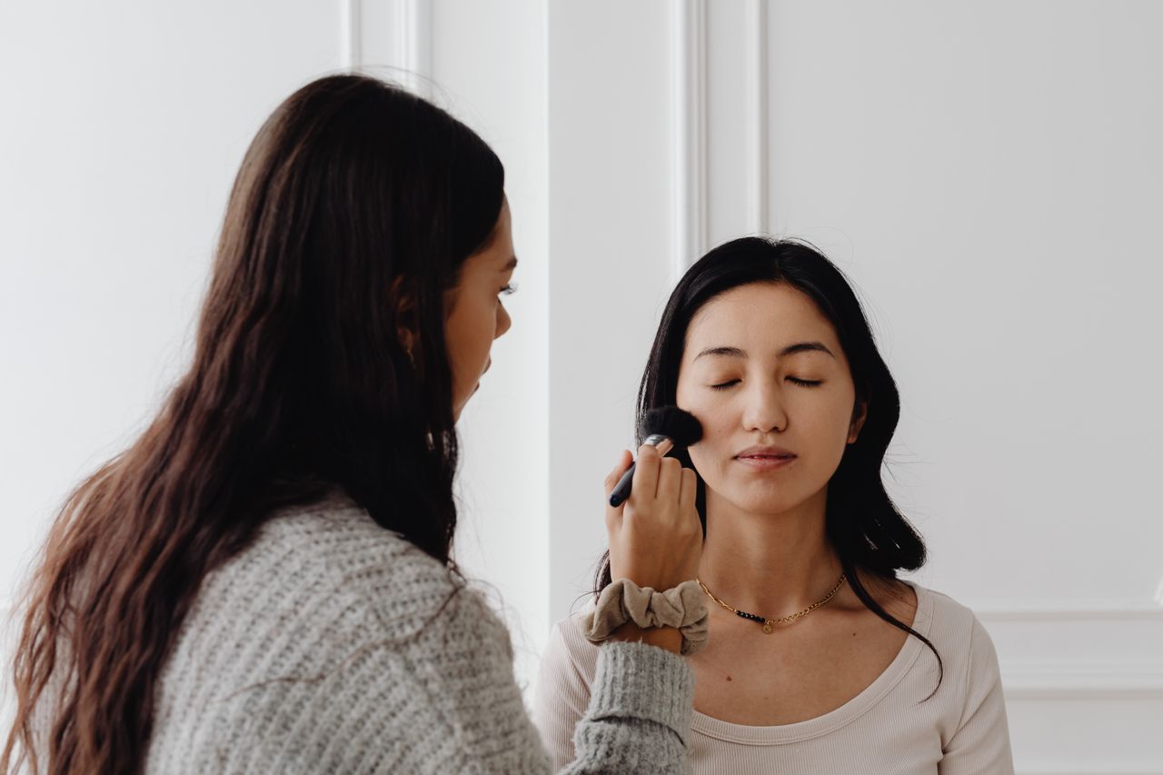 Detailaufnahme einer Beauty-Behandlung