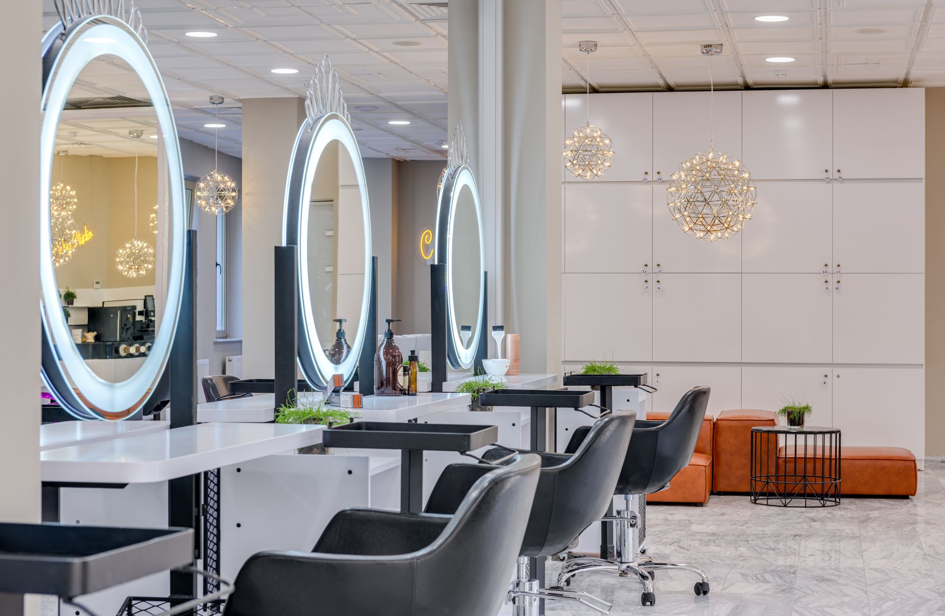 Interieur des Spinanniabeauty Ateliers in Köln